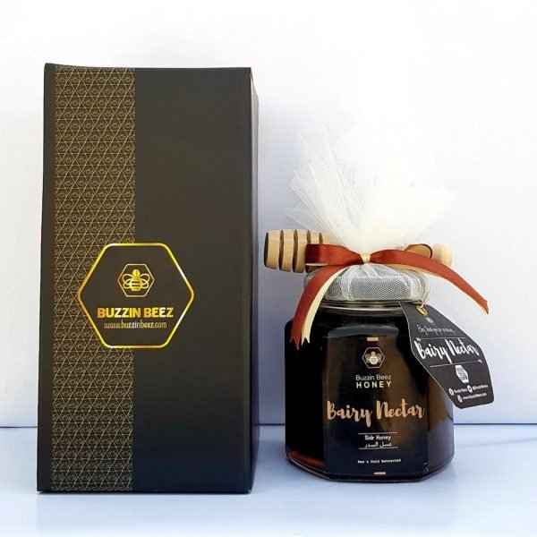 Bairy Nectar Sidr honey jar with gift box