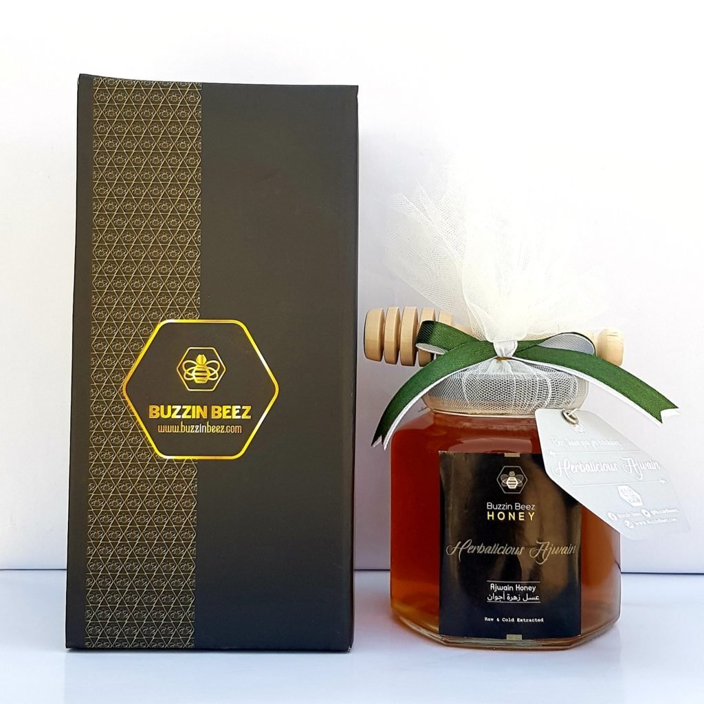 Herbalicious Ajwain honey jar with gift box