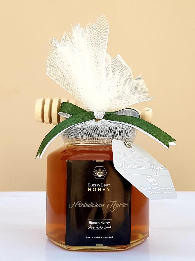Herbalicious Ajwain honey (ajwain ka shehad) jar