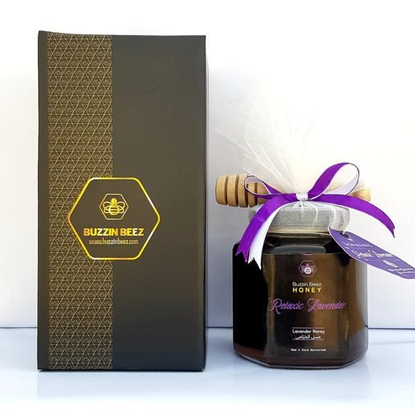 Relaxic Lavender honey jar with gift box